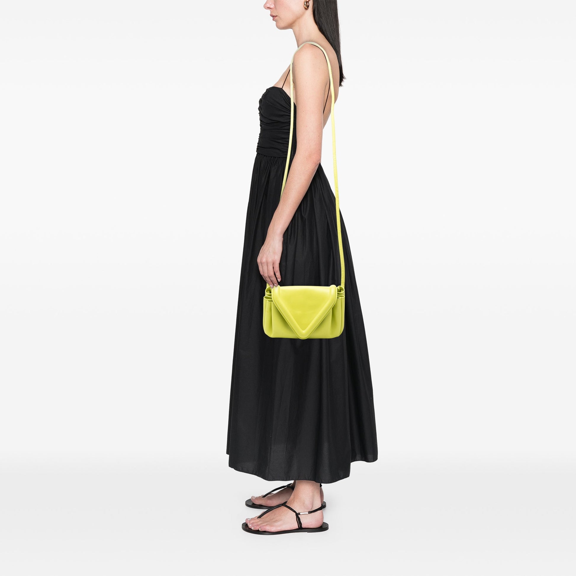 Bottega Veneta Leather Beak Crossbody