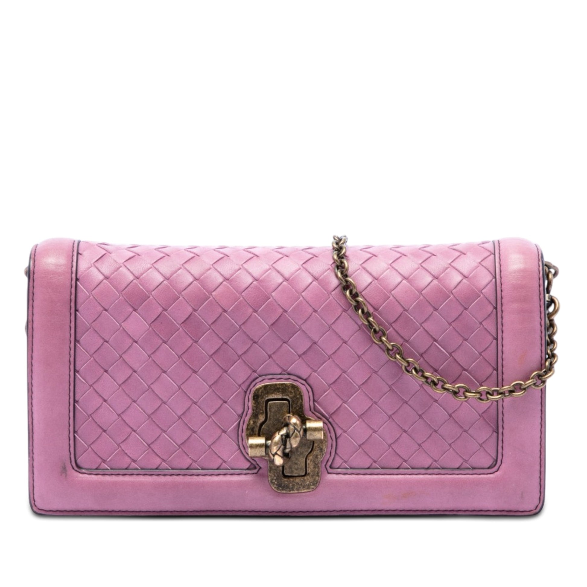 Bottega Veneta Nappa Intrecciato Olimpia Knot Shoulder Bag