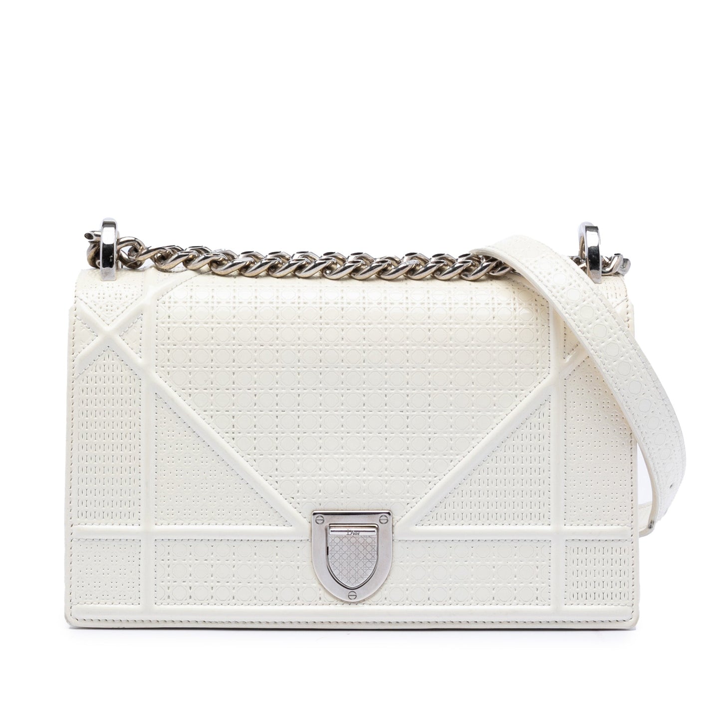 Dior Medium Patent Microcannage Diorama Flap