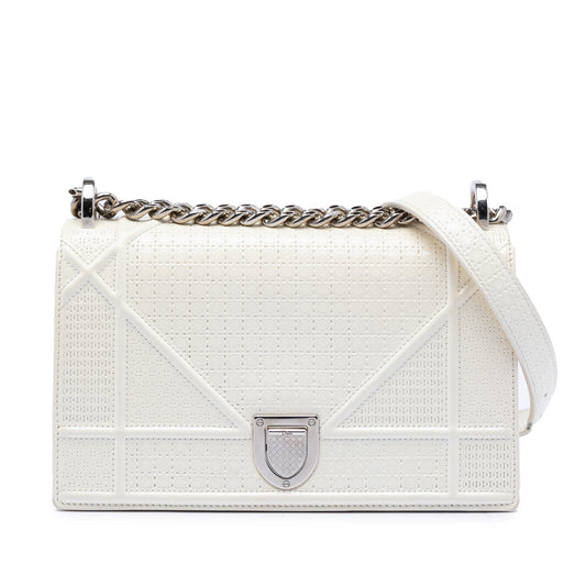 Dior Medium Patent Microcannage Diorama Flap