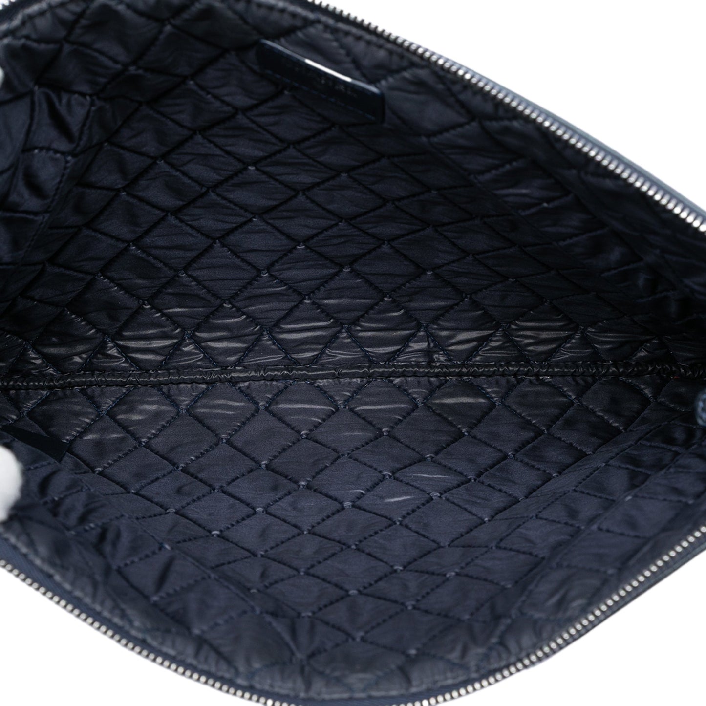Chanel Large Quilted Caviar Boy O Case Clutch