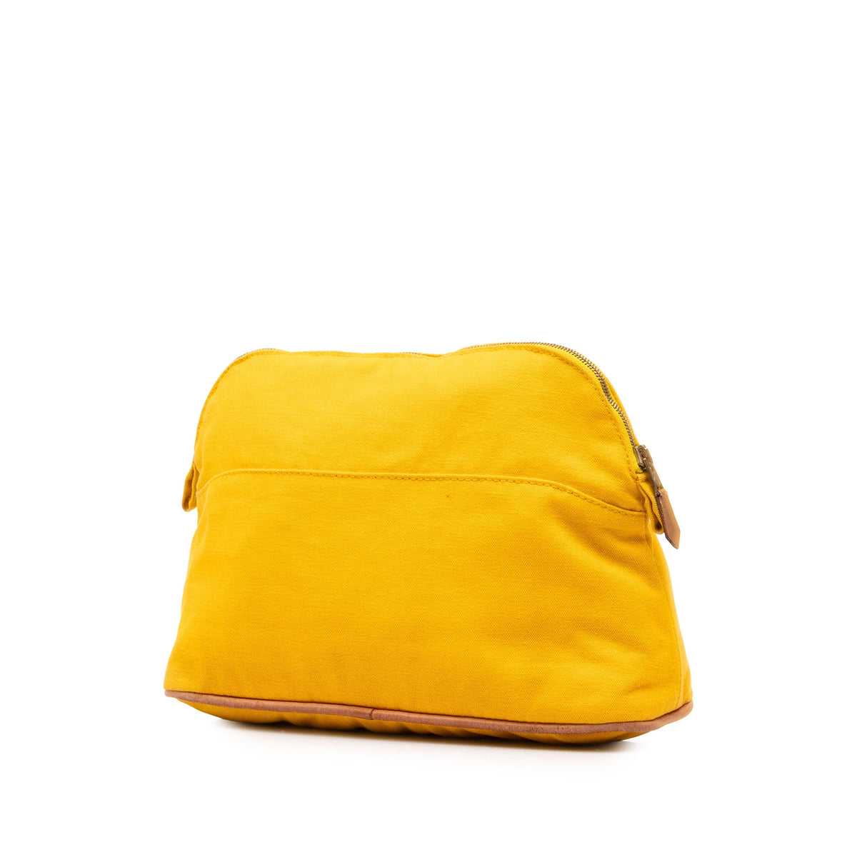 Hermès Toile Bolide Trousse De Voyage Pouch PM — Yellow