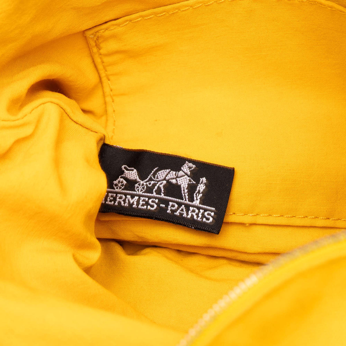 Hermès Toile Bolide Trousse De Voyage Pouch PM — Yellow