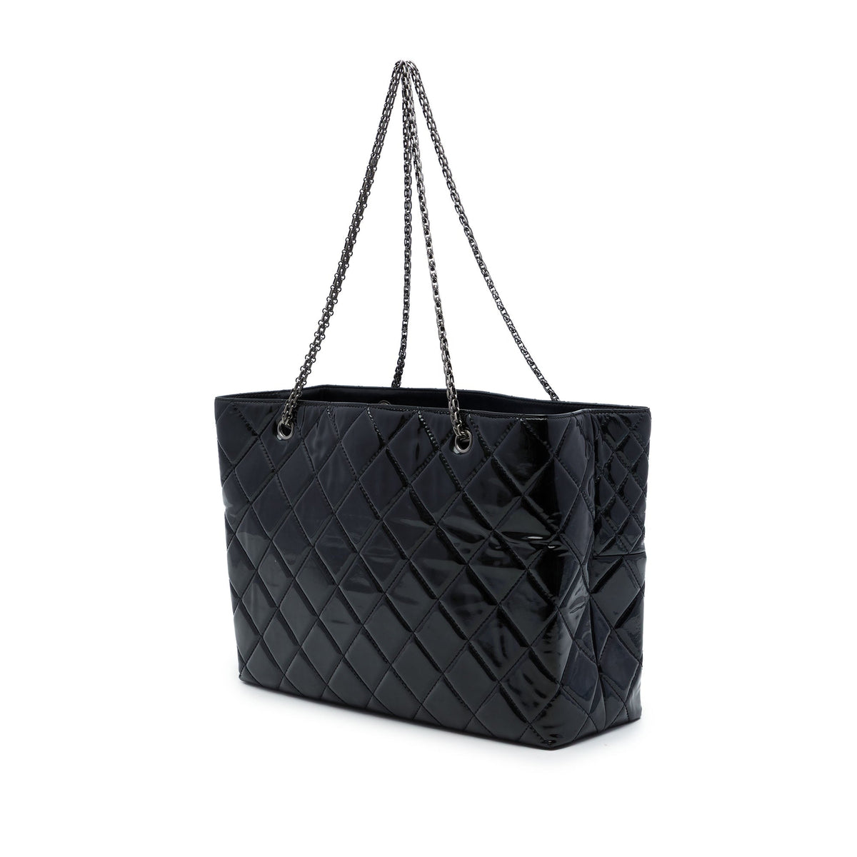 Chanel Quilted Patent Reissue 2.55 Tote