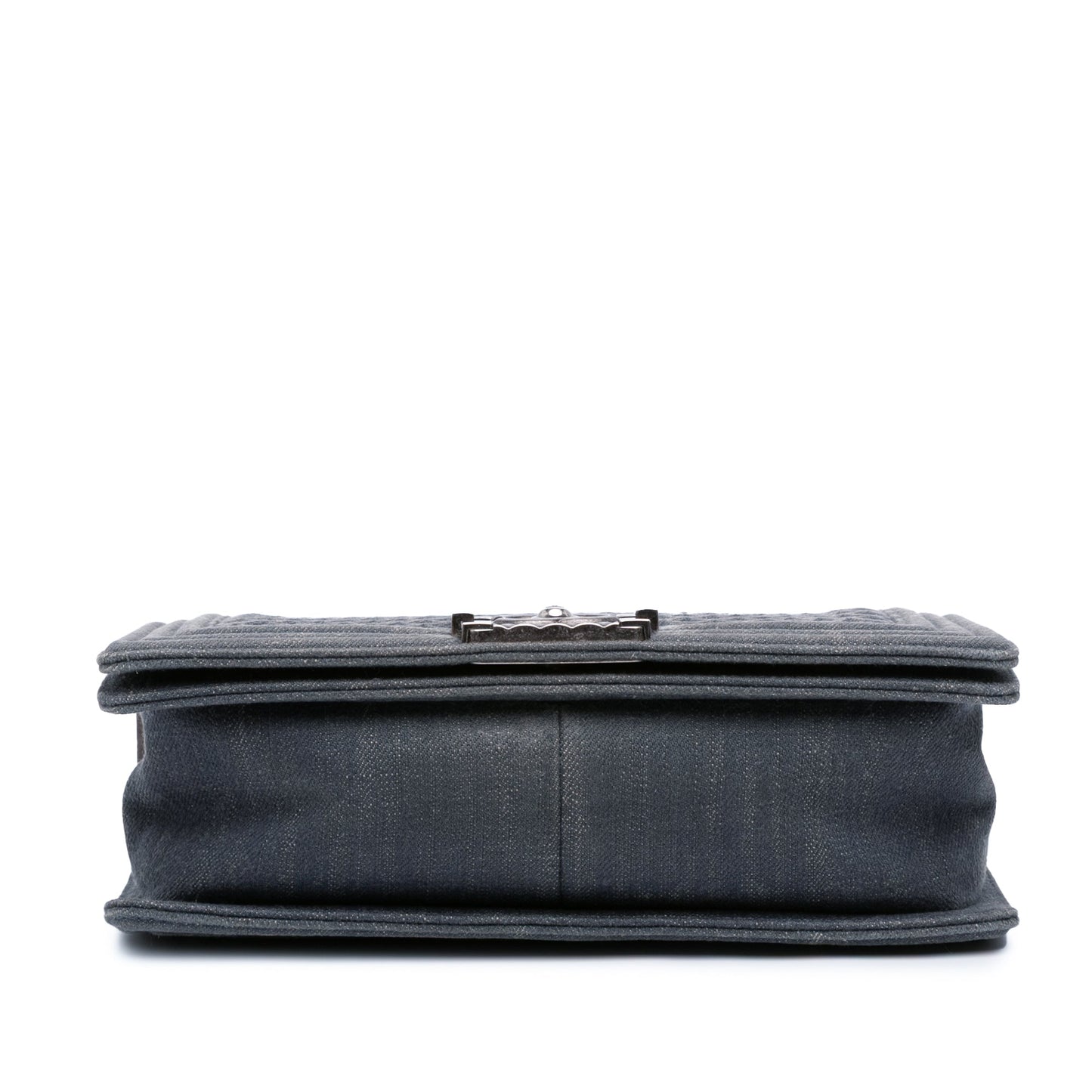 Chanel Medium Embossed Denim Boy Flap