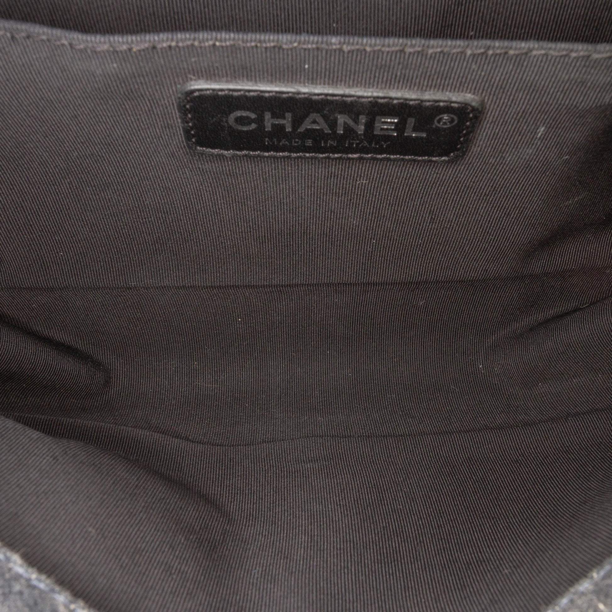 Chanel Medium Embossed Denim Boy Flap