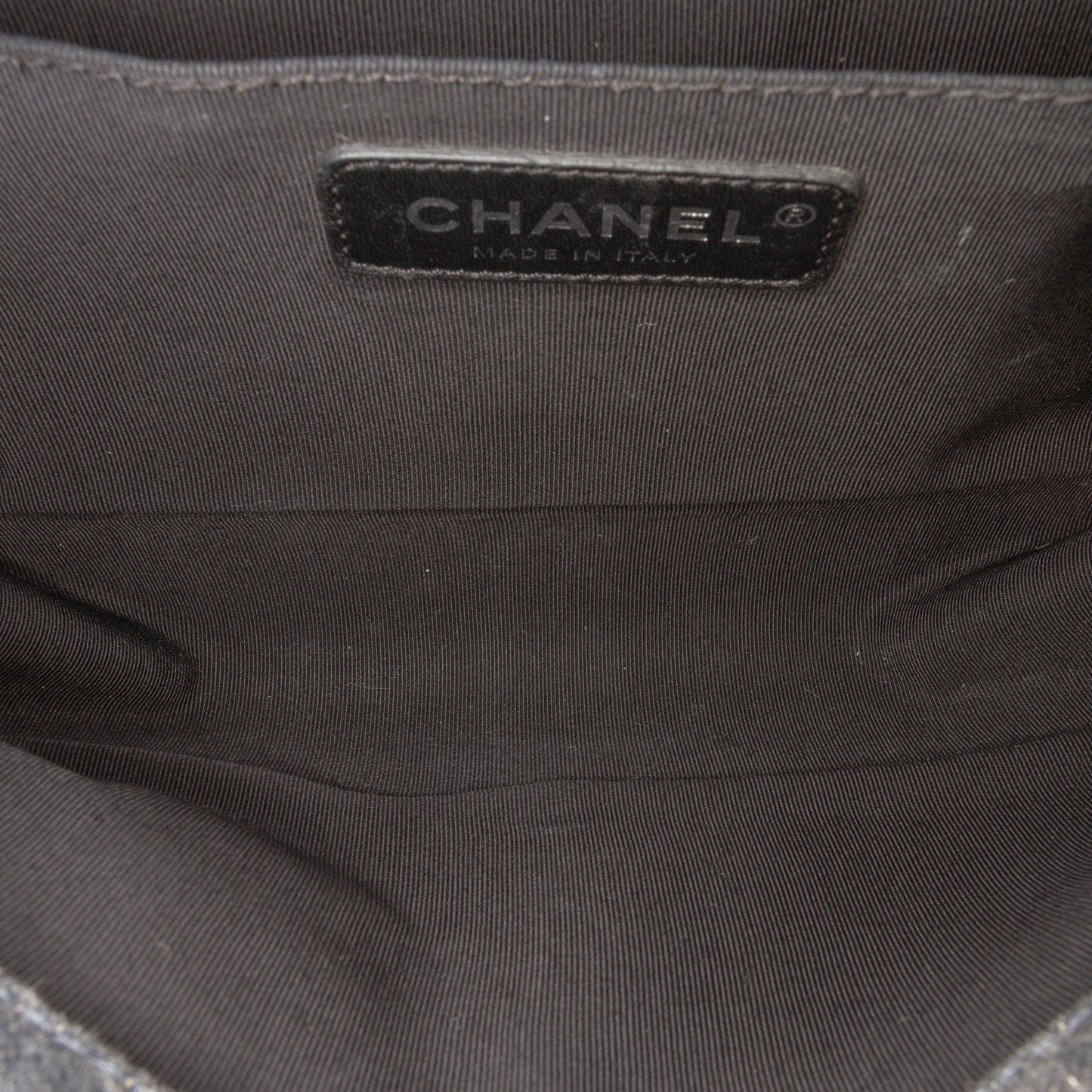 Chanel Medium Embossed Denim Boy Flap