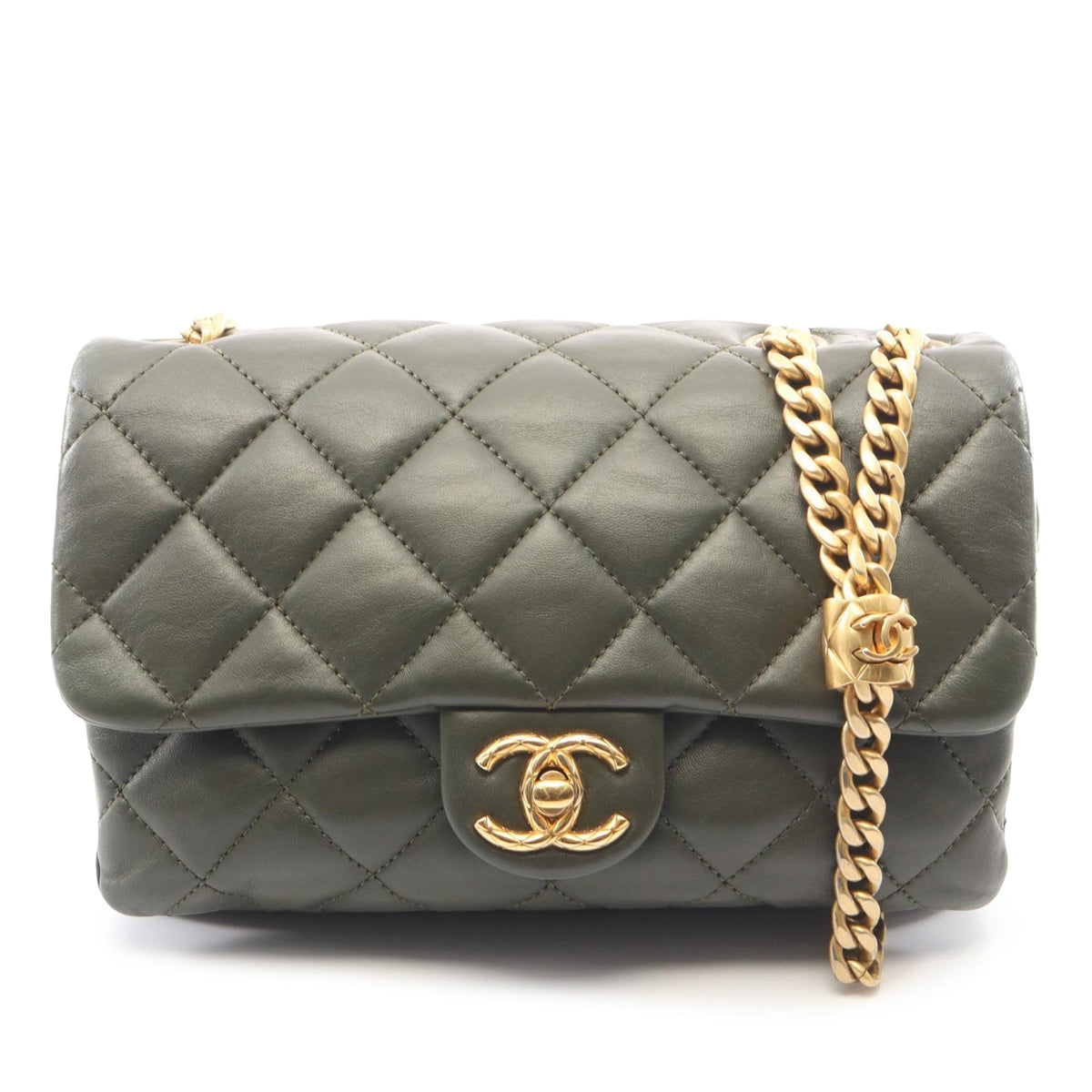 Chanel Small Quilted Lambskin Pillow Crush Flap