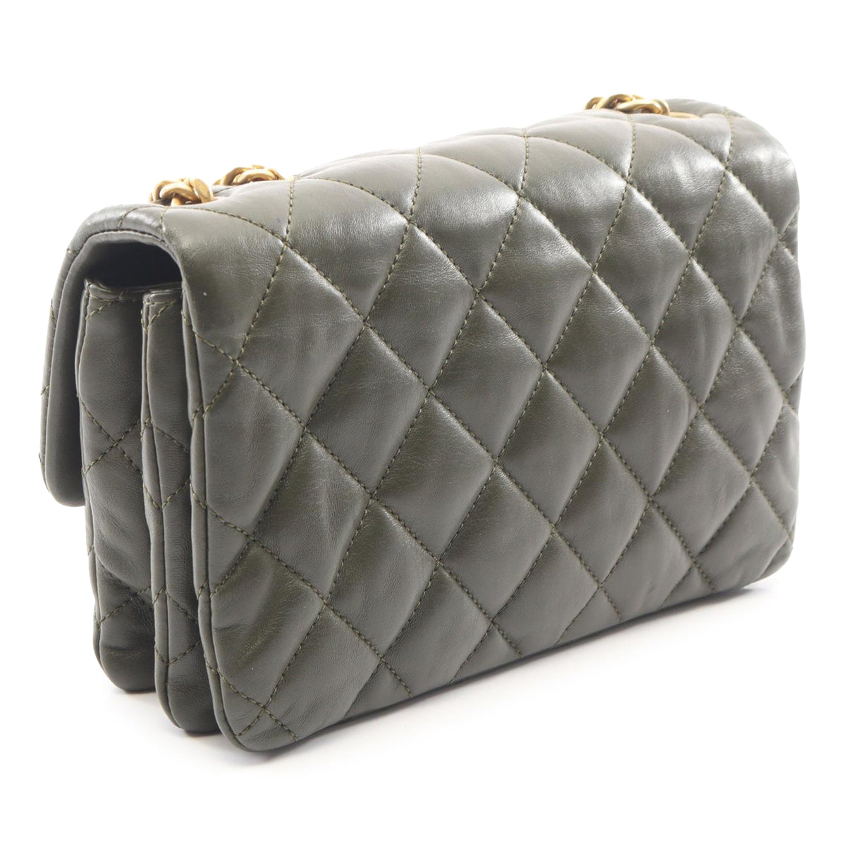 Chanel Small Quilted Lambskin Pillow Crush Flap