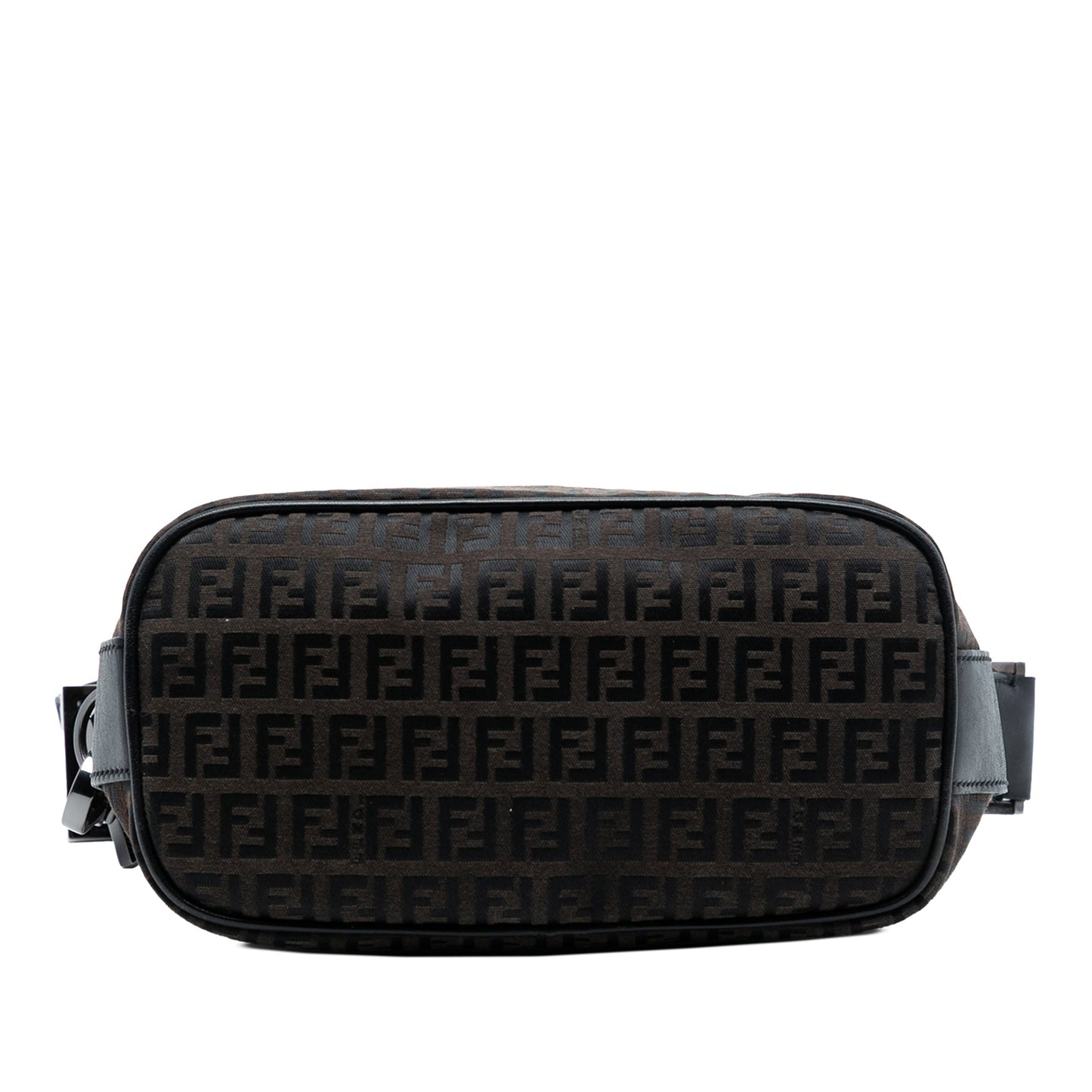 Fendi Zucchino Canvas Shoulder Bag