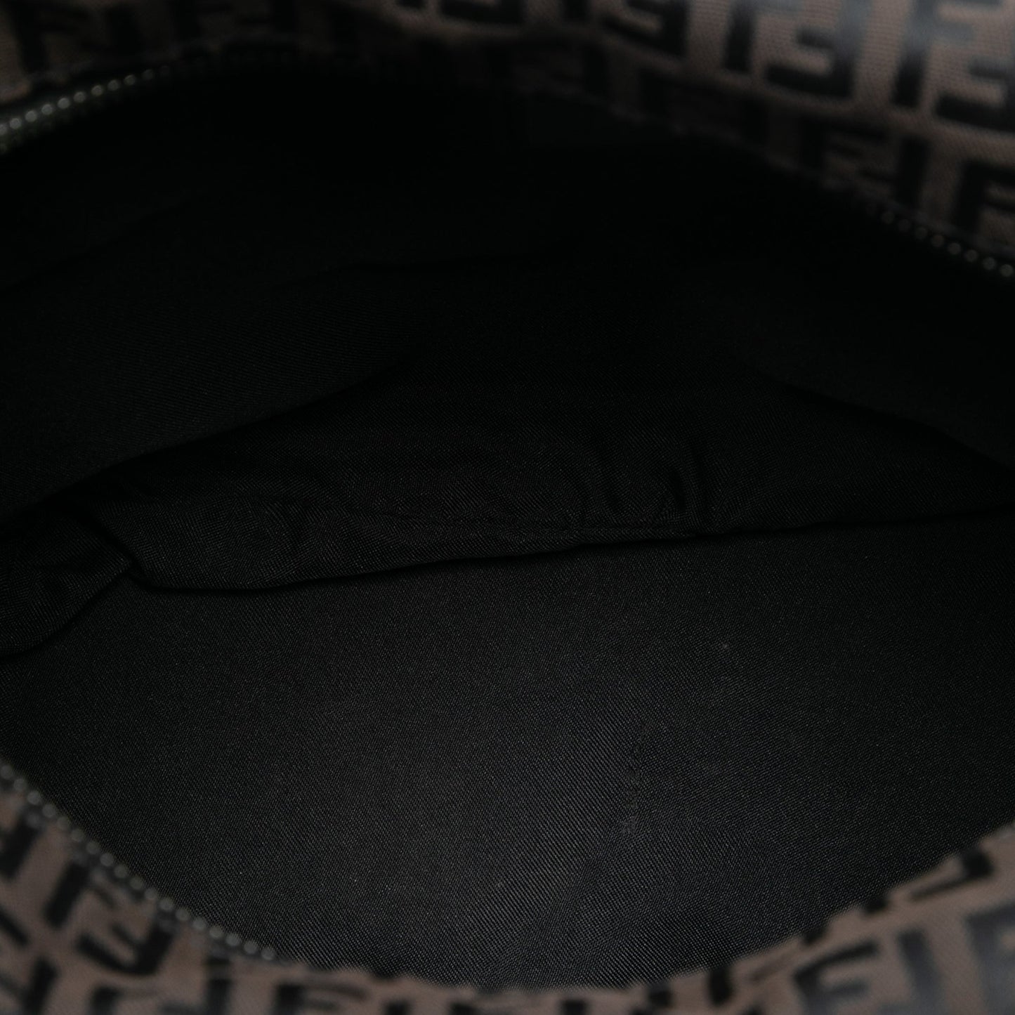 Fendi Zucchino Canvas Shoulder Bag