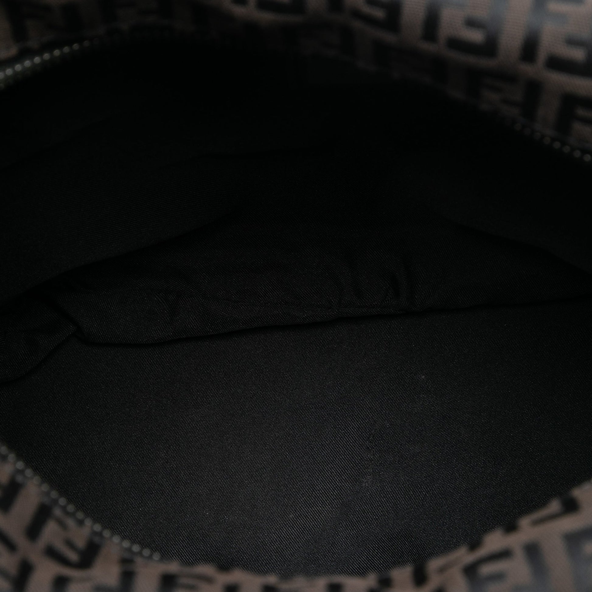Fendi Zucchino Canvas Shoulder Bag