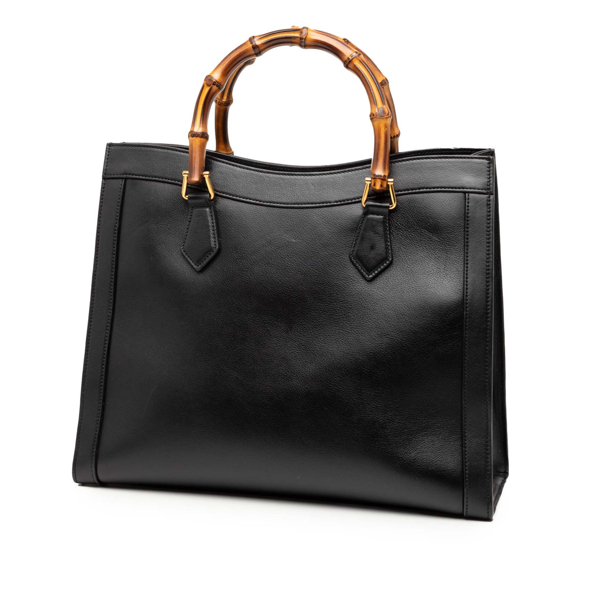 Gucci Large Calfskin Bamboo Diana Satchel
