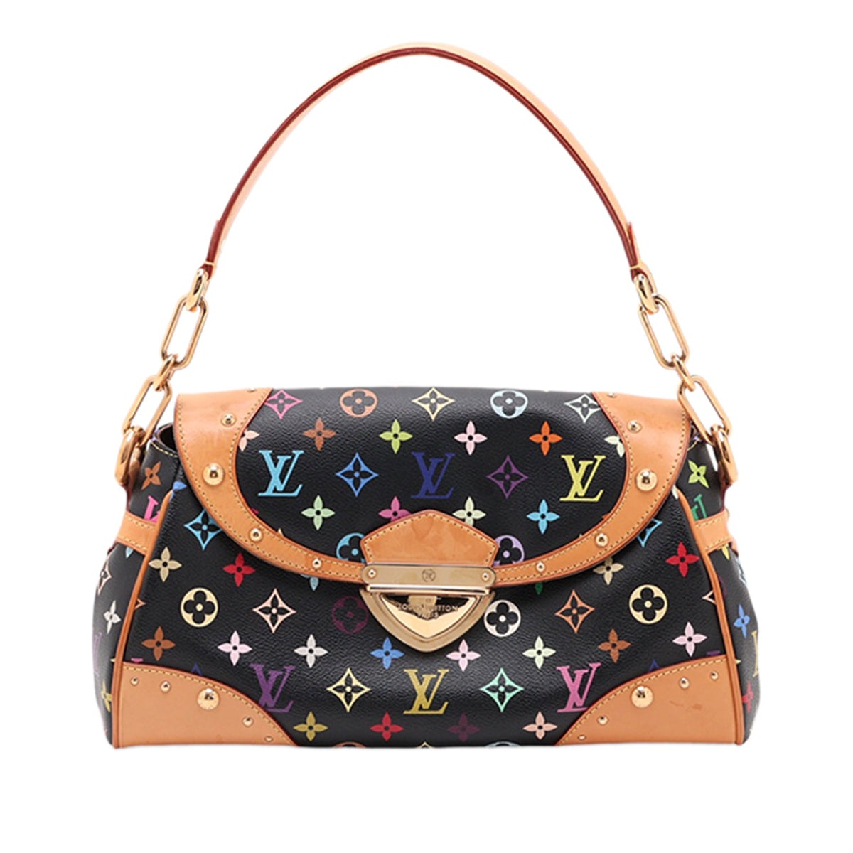 Louis Vuitton Monogram Multicolore Beverly MM — Black