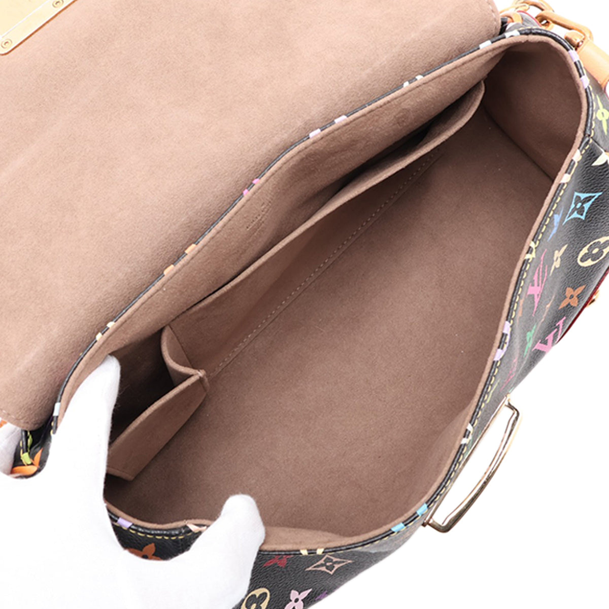 Louis Vuitton Monogram Multicolore Beverly MM — Black