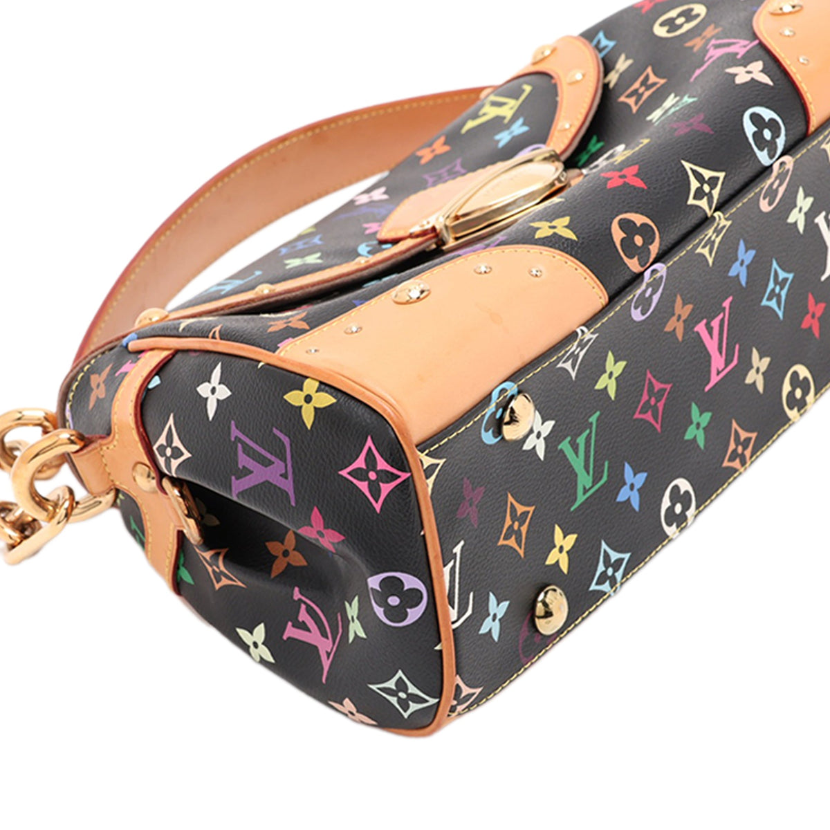 Louis Vuitton Monogram Multicolore Beverly MM — Black