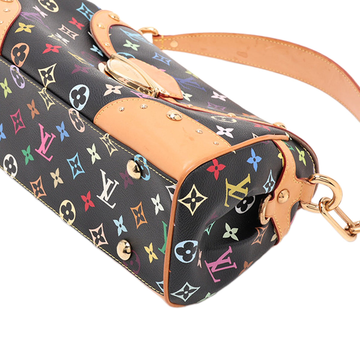 Louis Vuitton Monogram Multicolore Beverly MM — Black