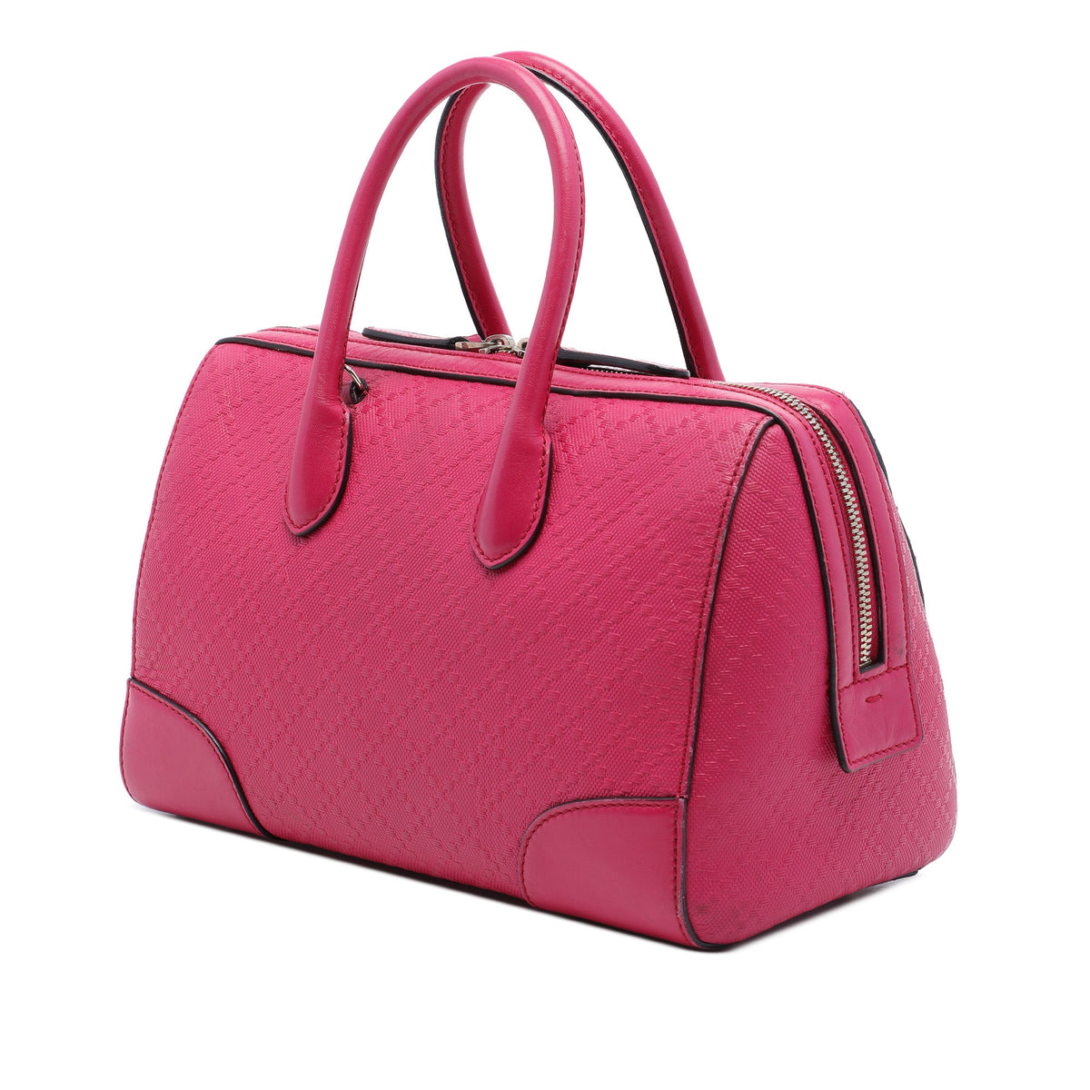 Gucci Diamante Bright Calfskin Boston Bag