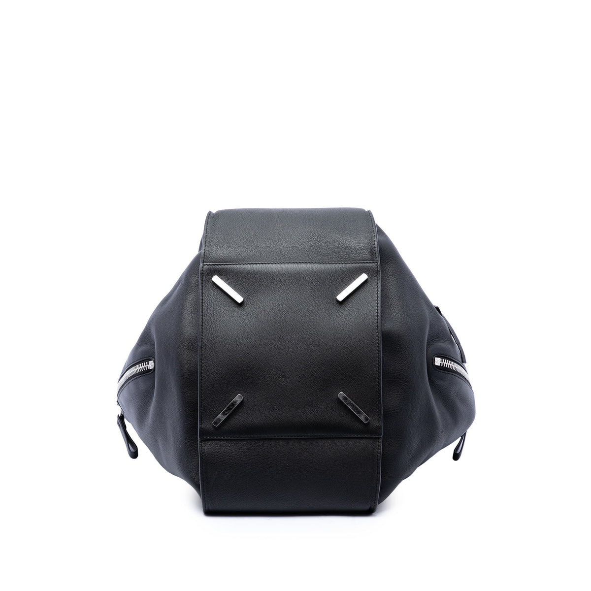 LOEWE Large Leather Hammock Bag — Black