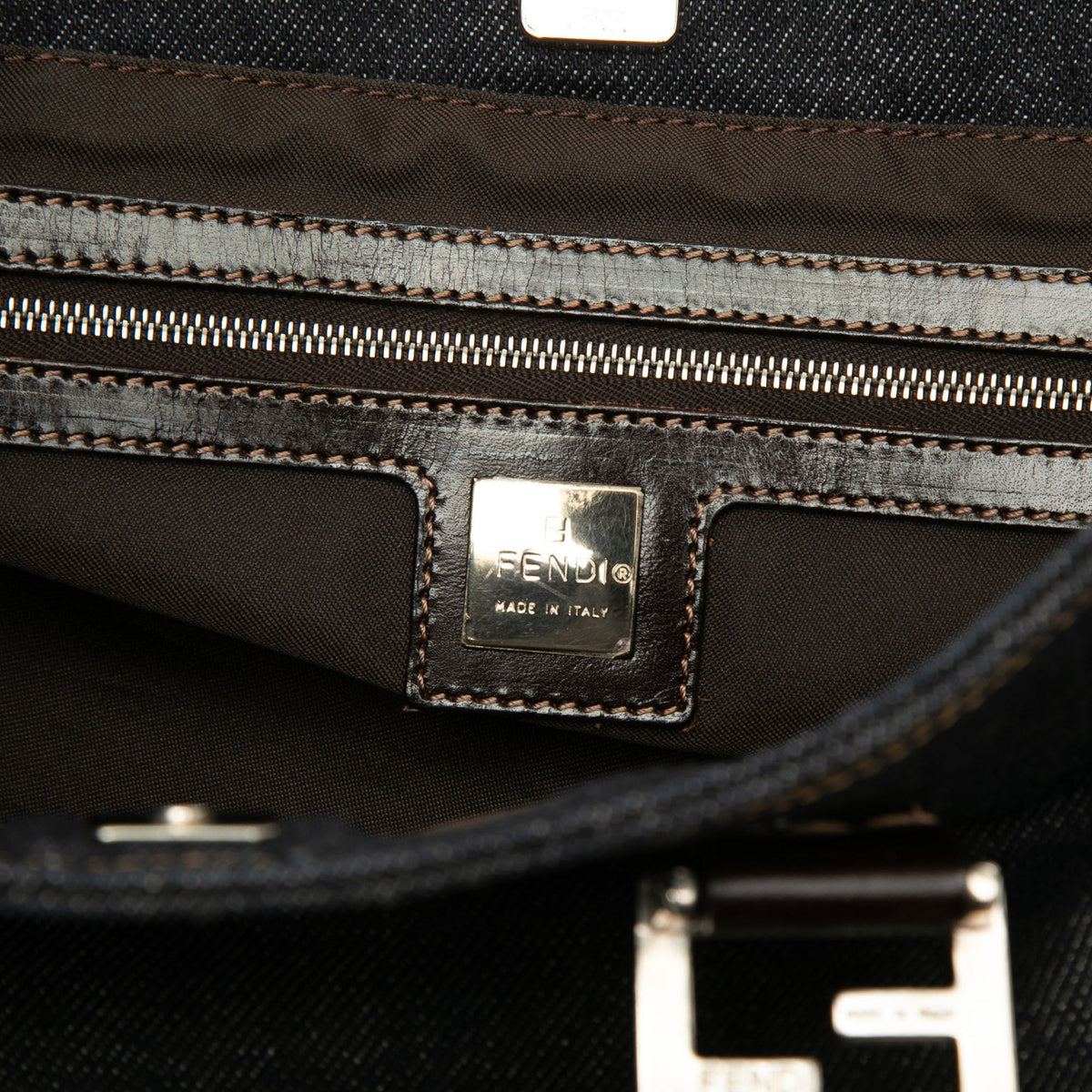 Fendi Denim Twins Tote