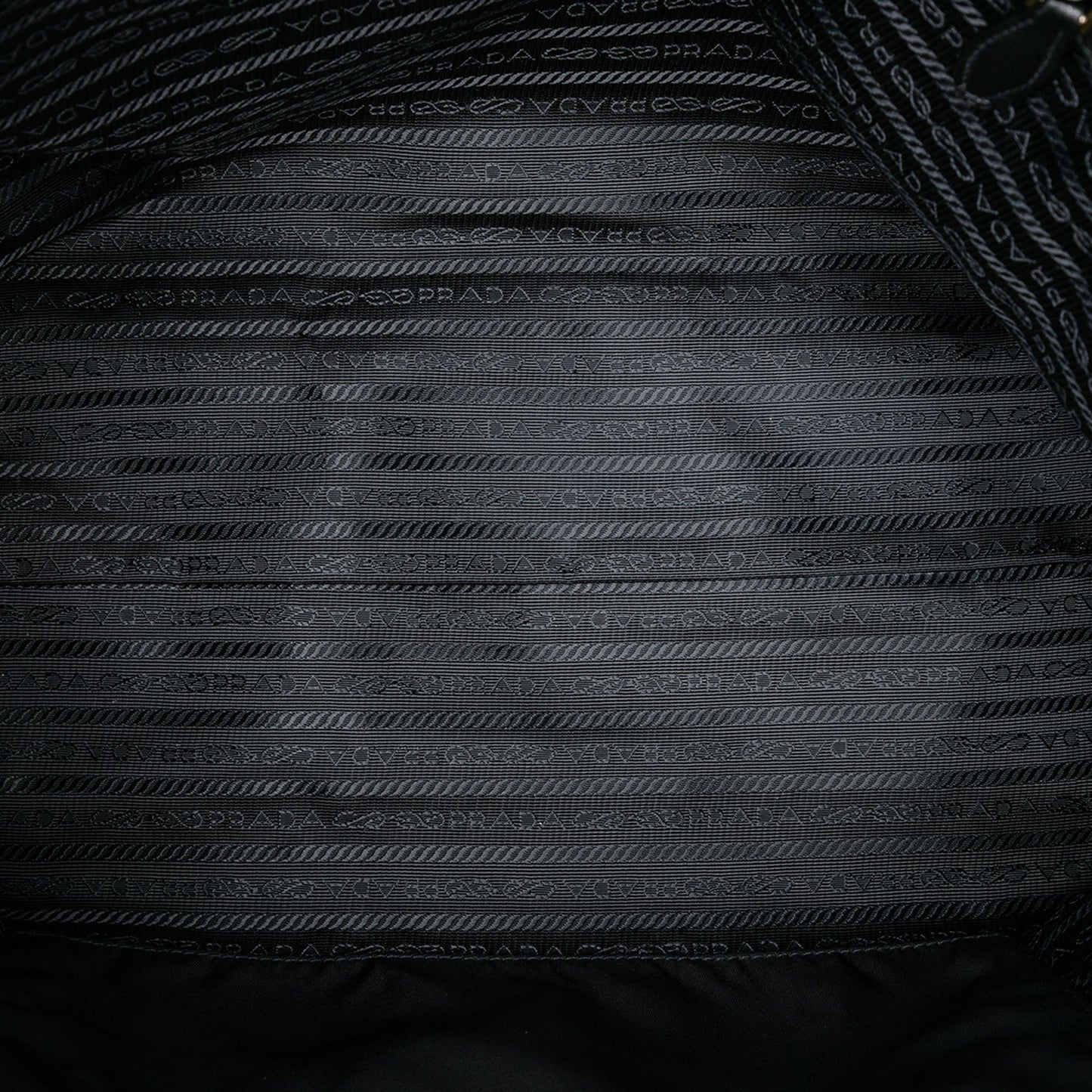 Prada Tessuto Velluto Ricamo Trompe L oeil Tote