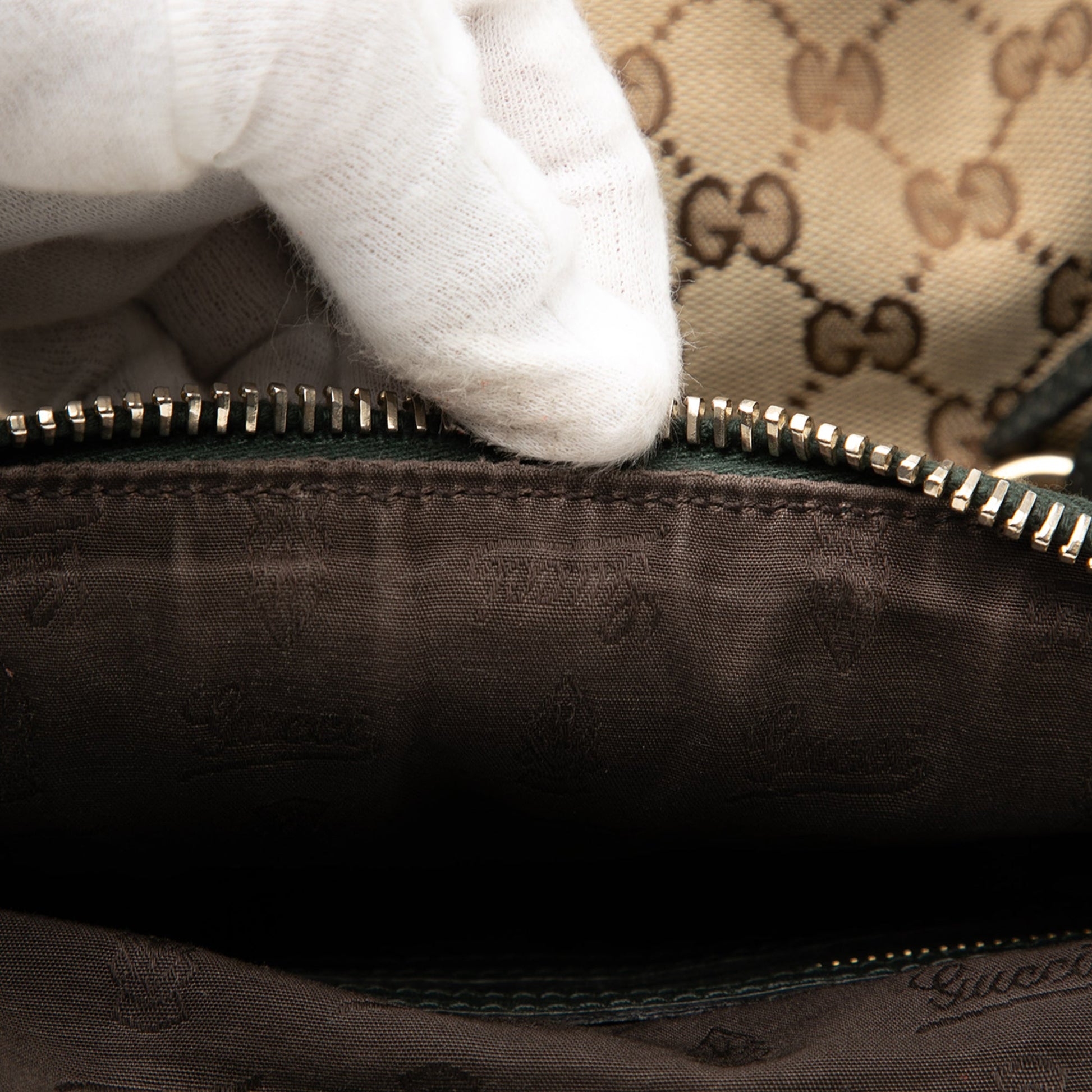 Medium GG Canvas Charm Dome Satchel