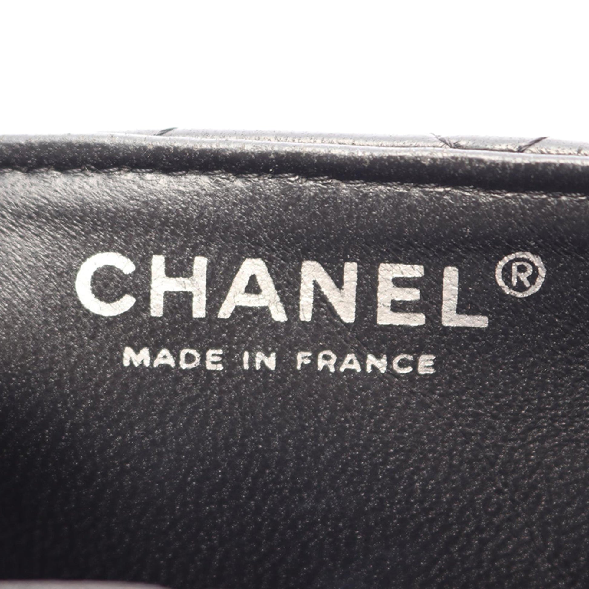 Chanel CC Quilted Lambskin East West Flap