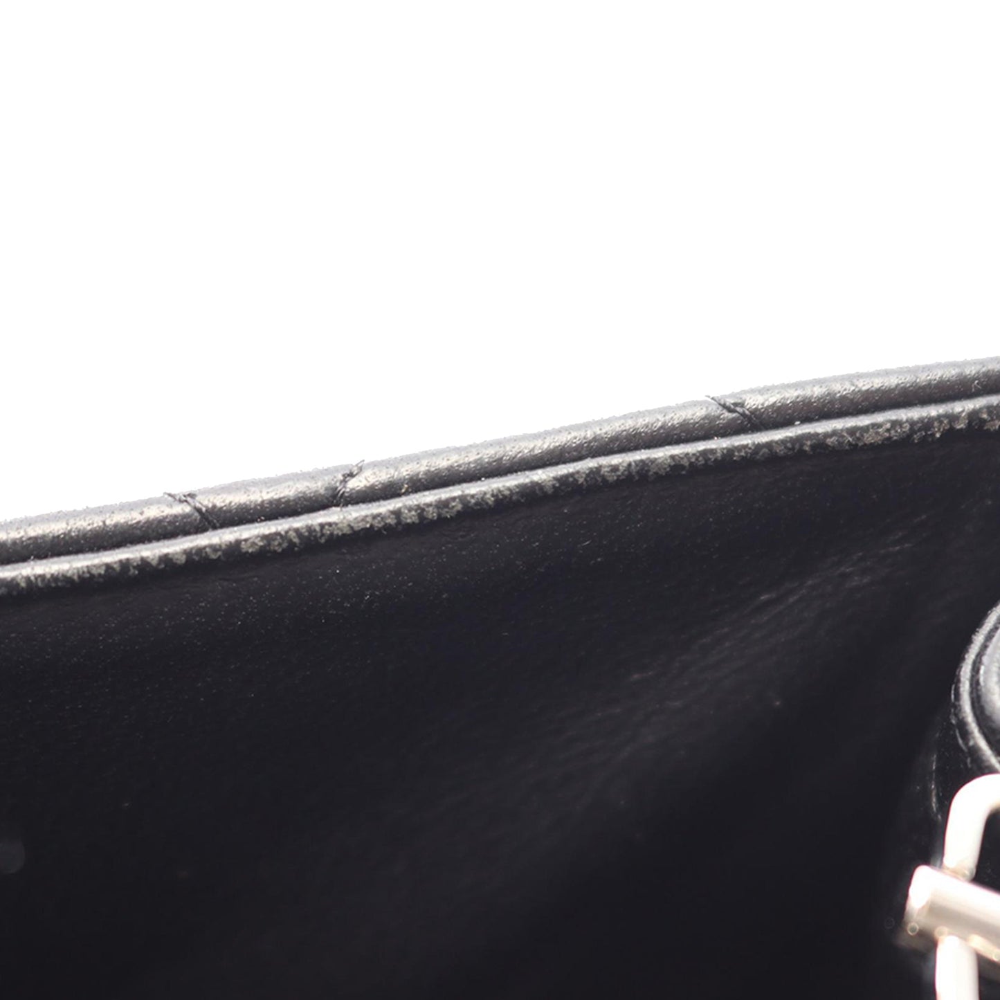 Chanel CC Quilted Lambskin East West Flap
