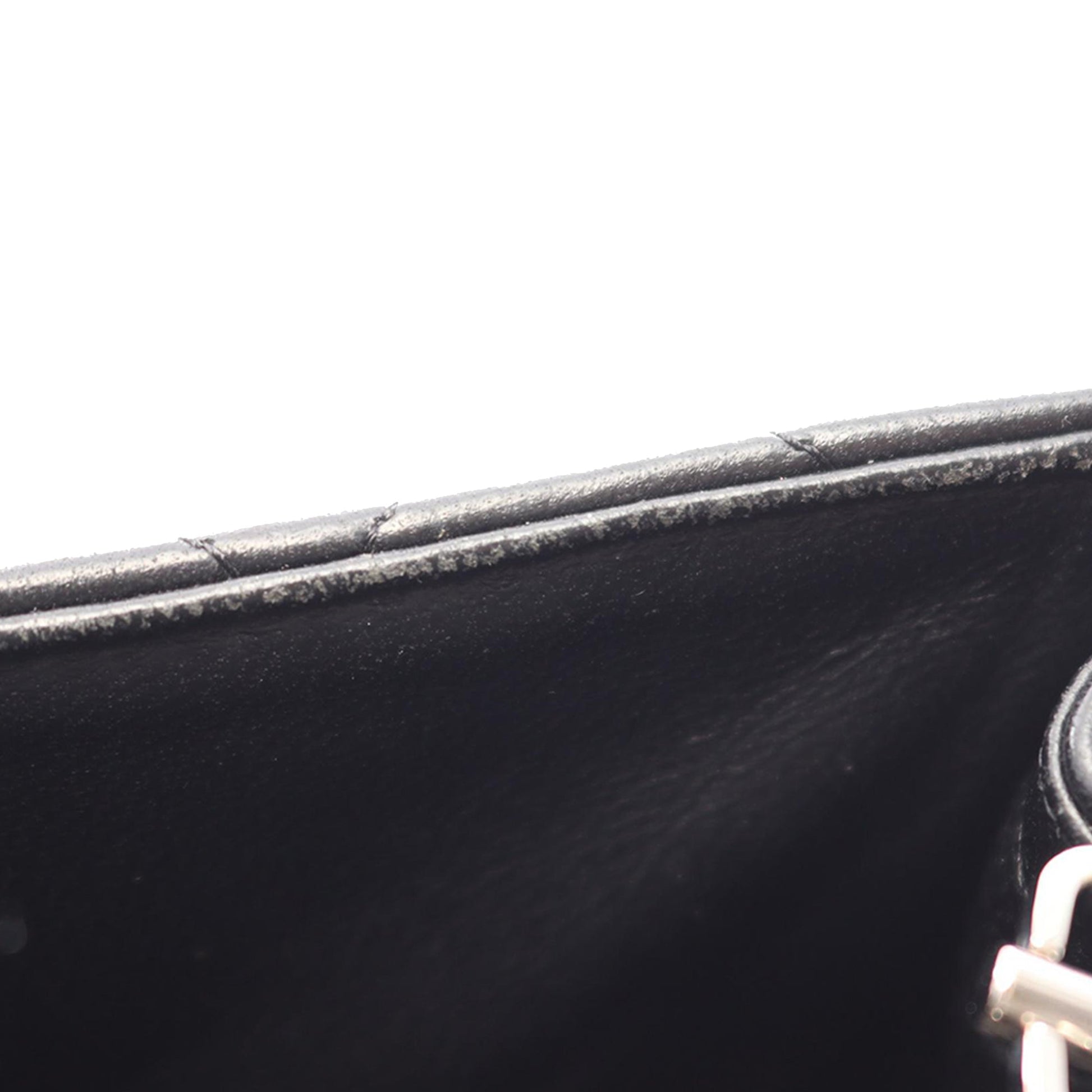 Chanel CC Quilted Lambskin East West Flap