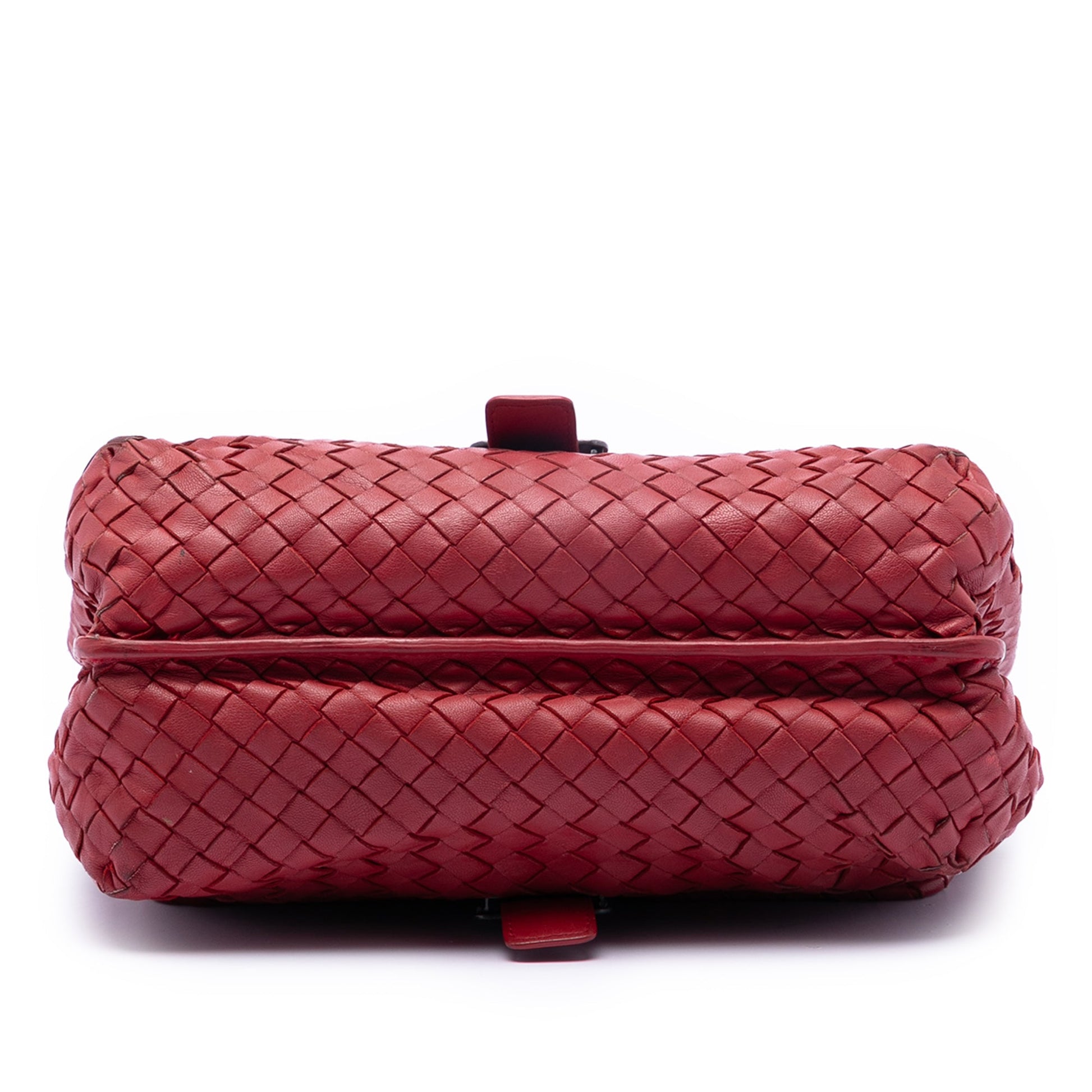 Bottega Veneta Nappa Intrecciato Double Sided Flap Messenger Bag