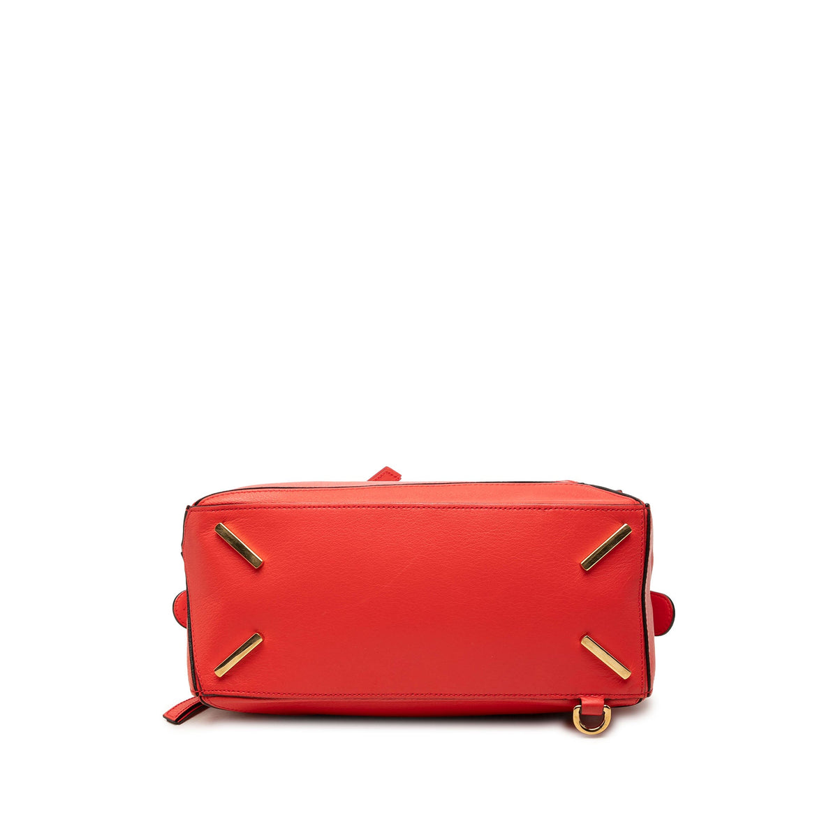 LOEWE Medium Calfskin Puzzle Satchel — Red