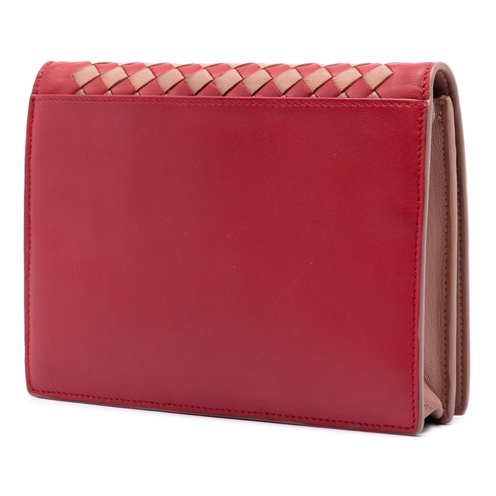 Bottega Veneta Nappa Intrecciato Wallet on Chain