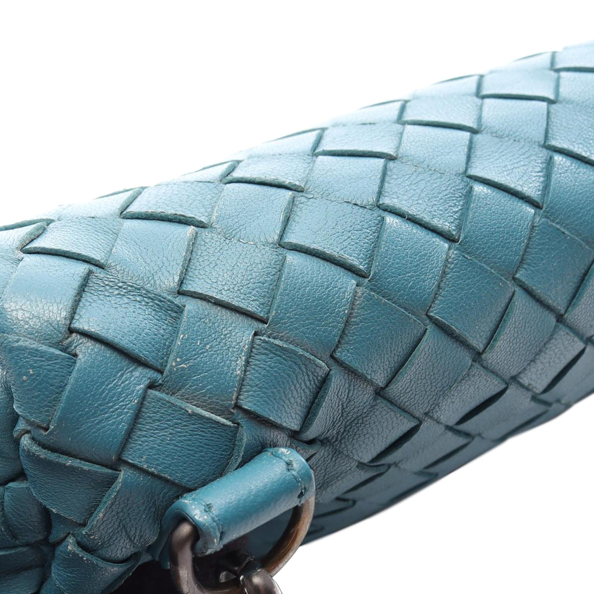 Bottega Veneta Intrecciato Crossbody — Blue