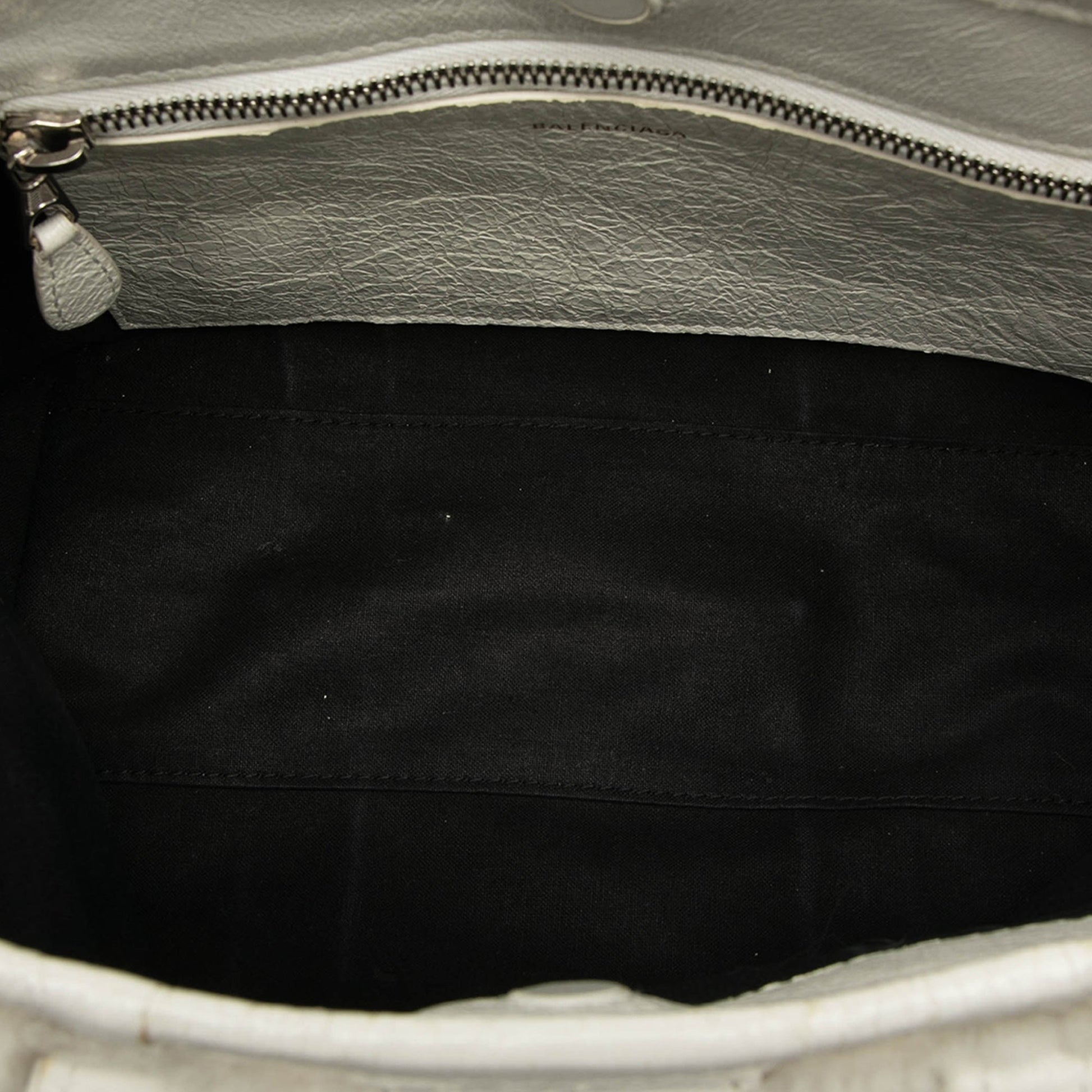Balenciaga Small Shearling and Leather Barbes East West Shopper Tote