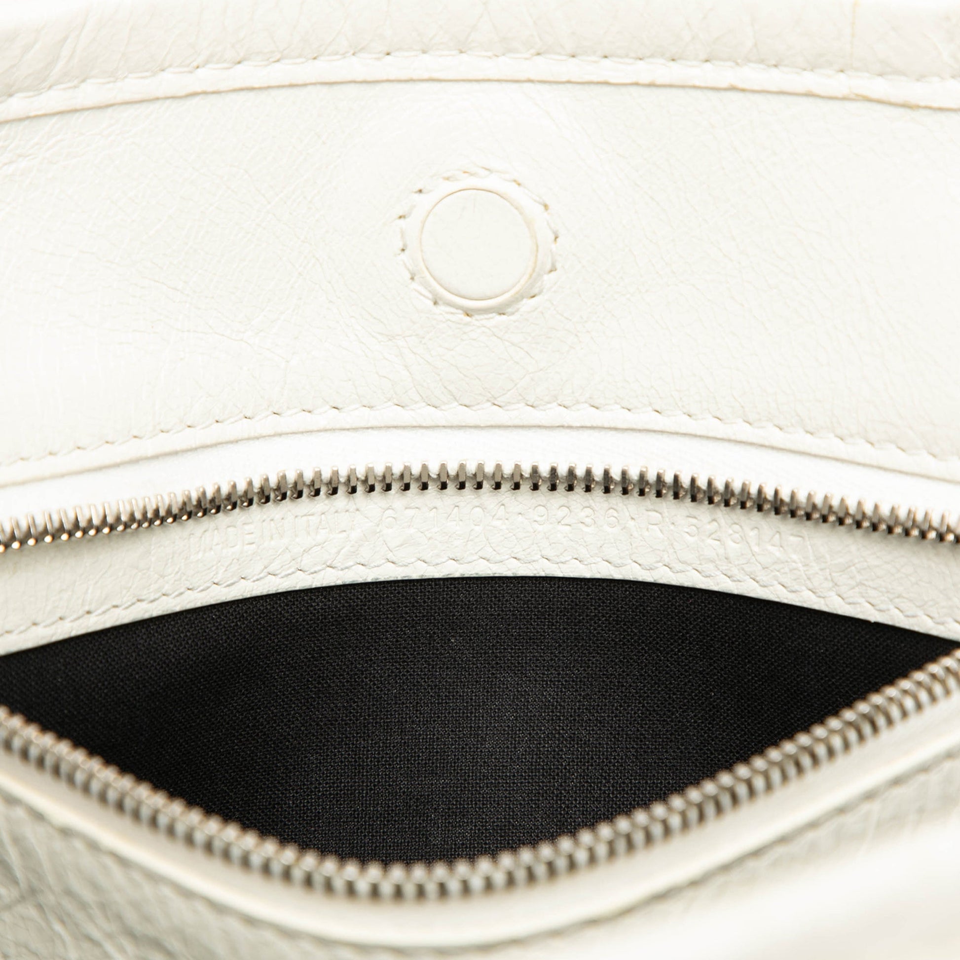 Balenciaga Small Shearling and Leather Barbes East West Shopper Tote