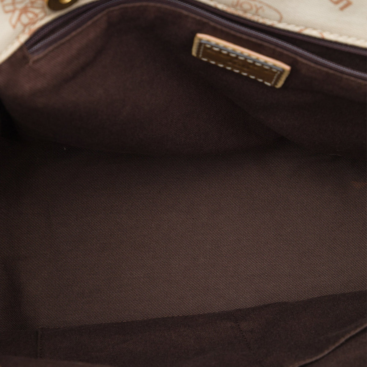 LOEWE 160th Anniversary Suede Trimmed Canvas Tote