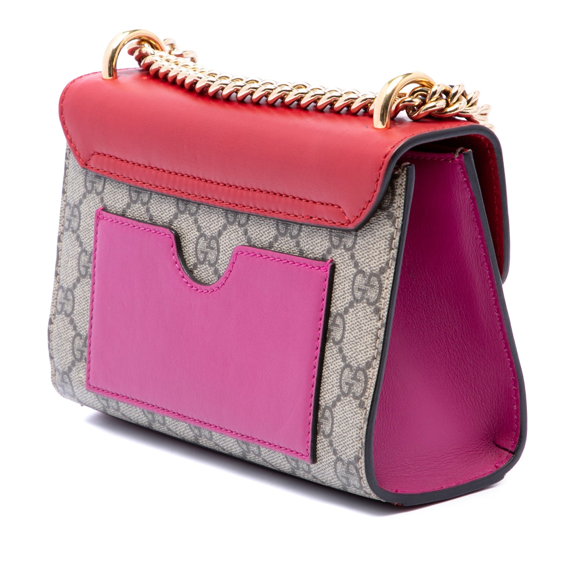 Gucci Small GG Supreme Padlock Crossbody