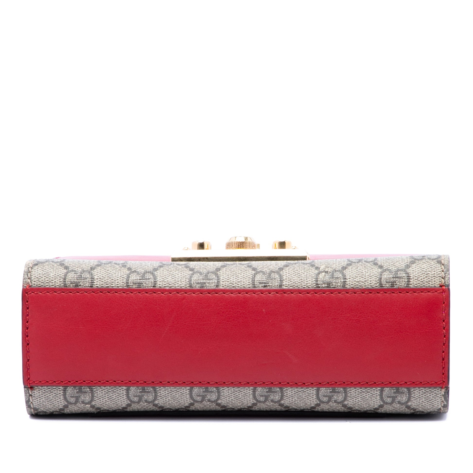 Gucci Small GG Supreme Padlock Crossbody