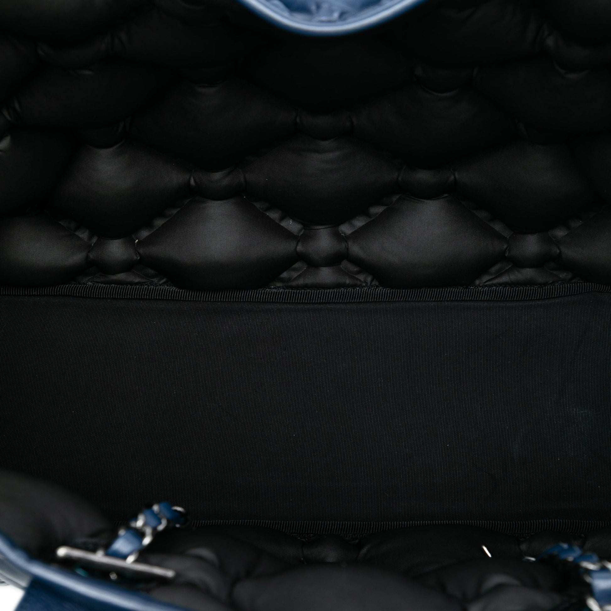 Chanel Large Quilted Leather Chesterfield Shopping Tote