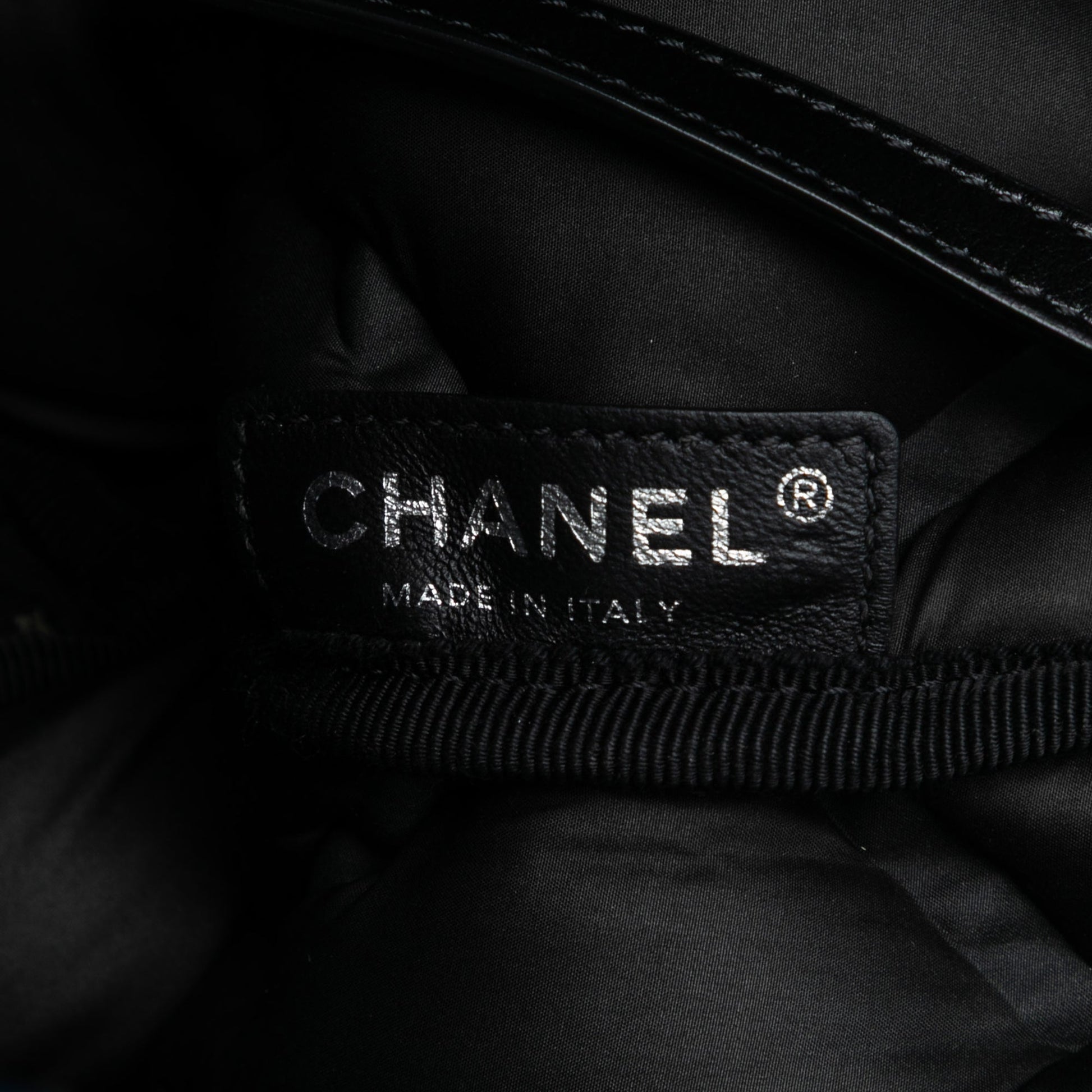 Chanel Large Quilted Leather Chesterfield Shopping Tote