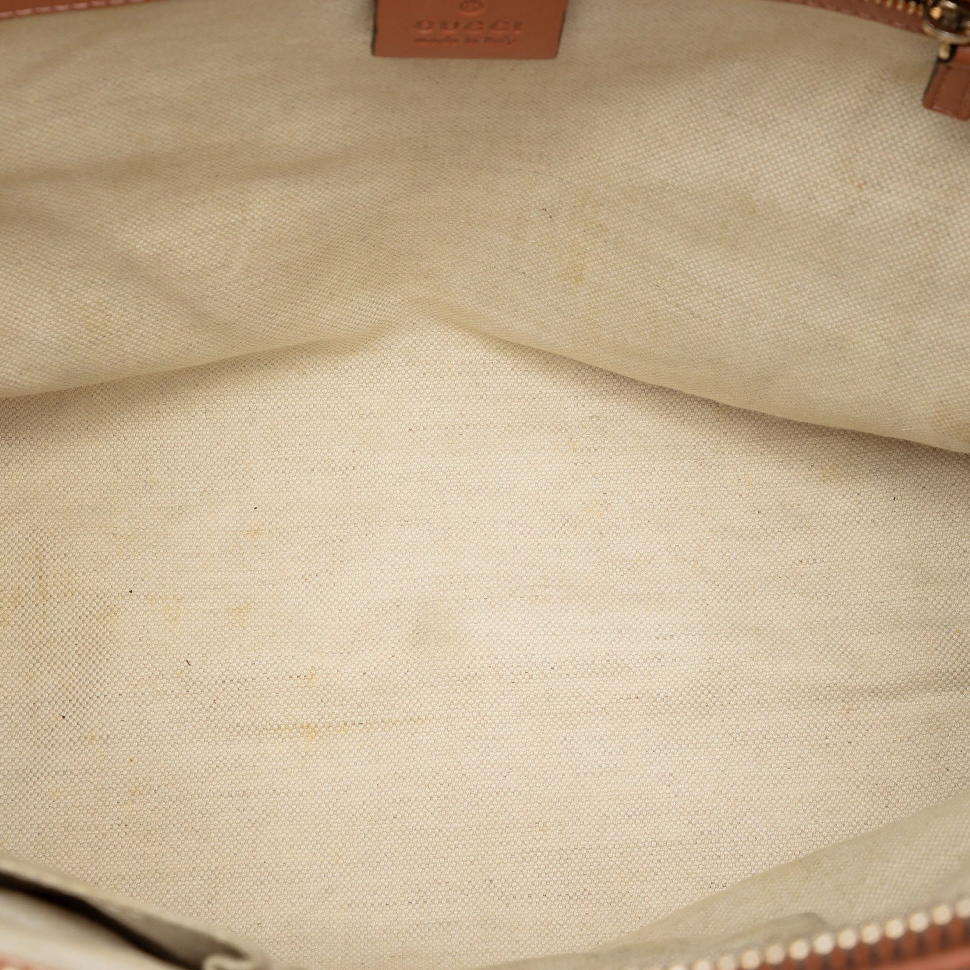 GG Canvas Heart Bit Satchel