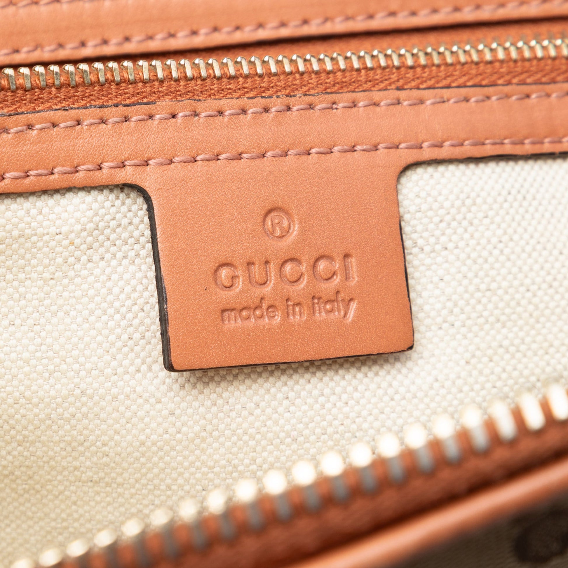 GG Canvas Heart Bit Satchel
