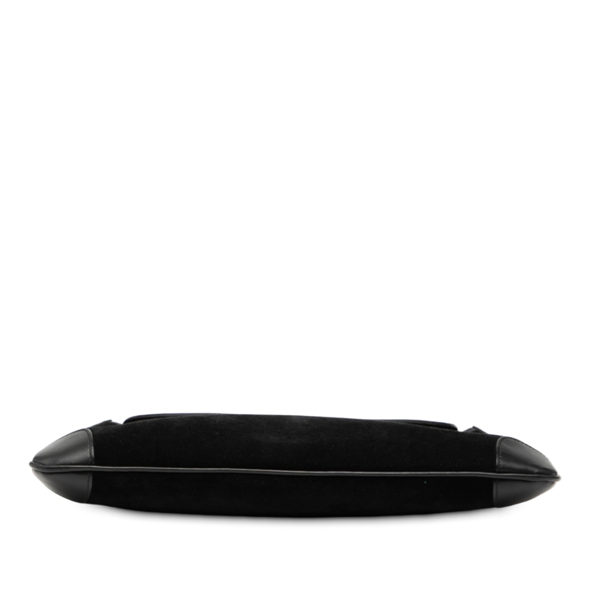 Gucci Suede Tiger Head Shoulder Bag
