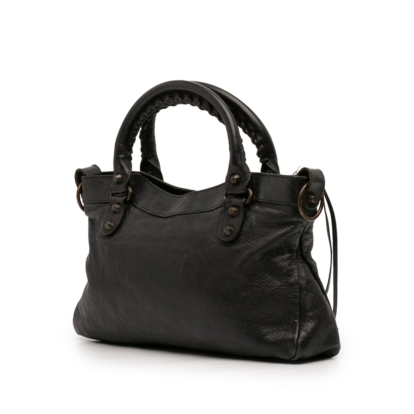 Balenciaga Lambskin Motocross Classic First Satchel