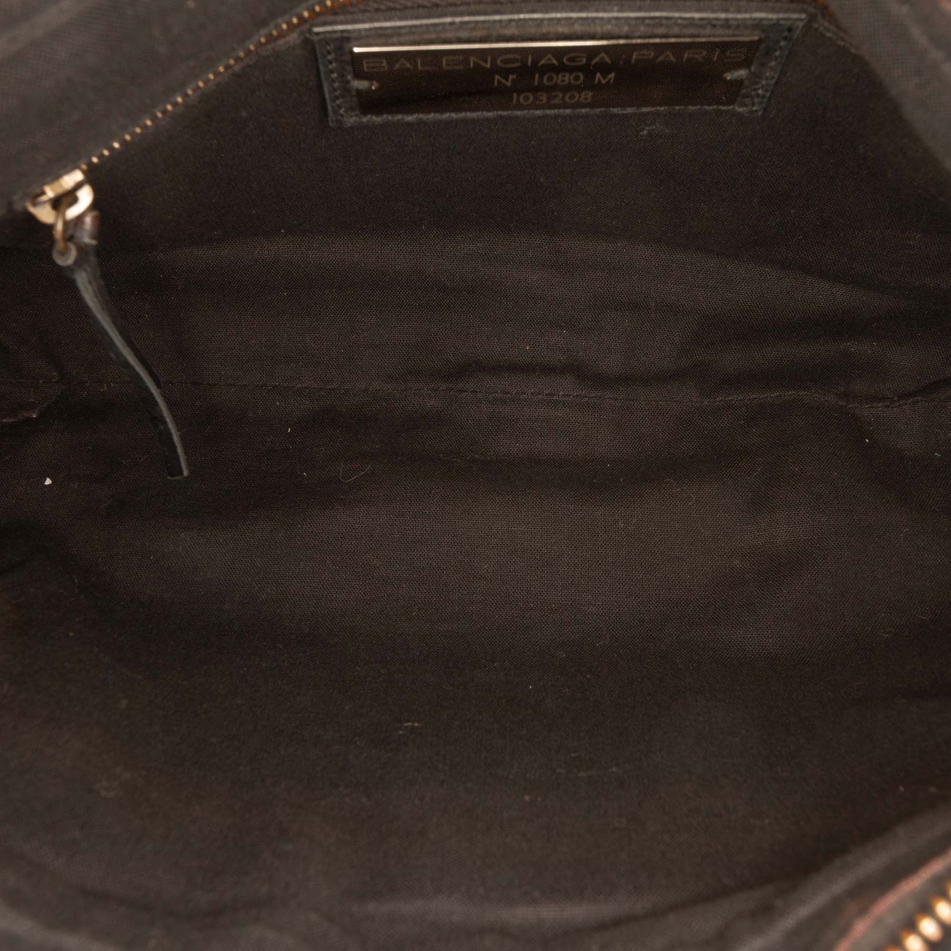 Balenciaga Lambskin Motocross Classic First Satchel