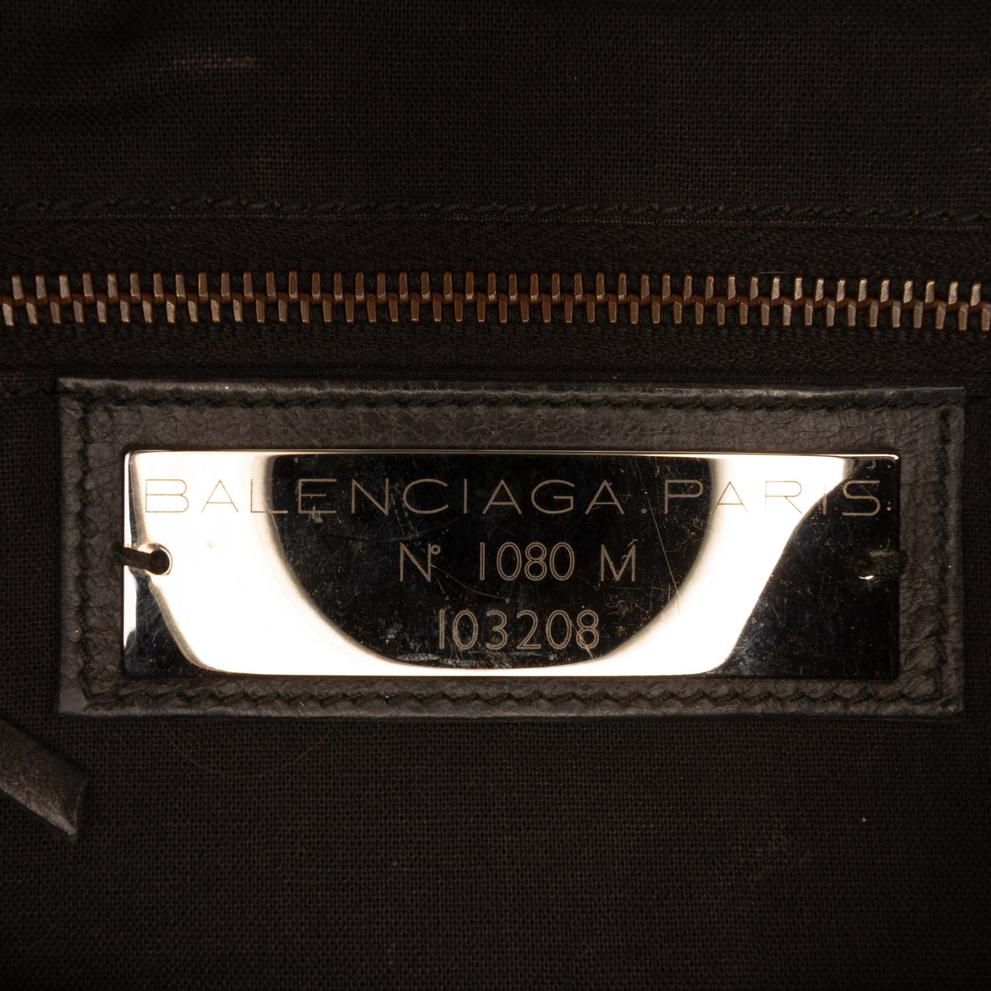 Balenciaga Lambskin Motocross Classic First Satchel