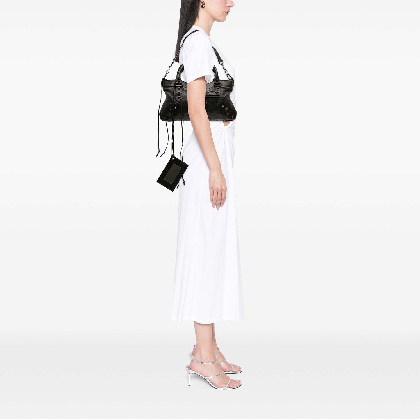 Balenciaga Lambskin Motocross Classic First Satchel