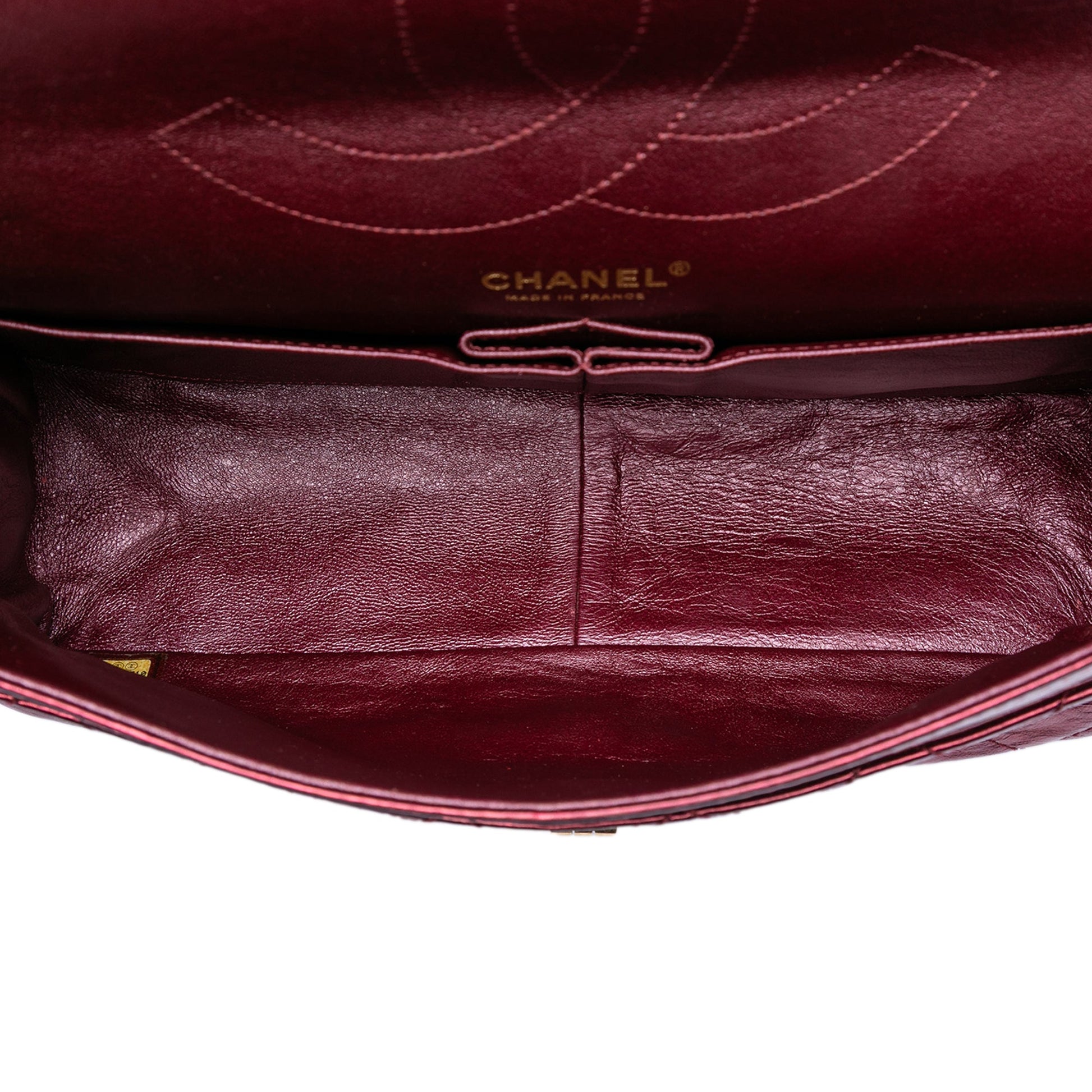 Quilted Metallic Lambskin Reissue 2.55 Double Flap 227