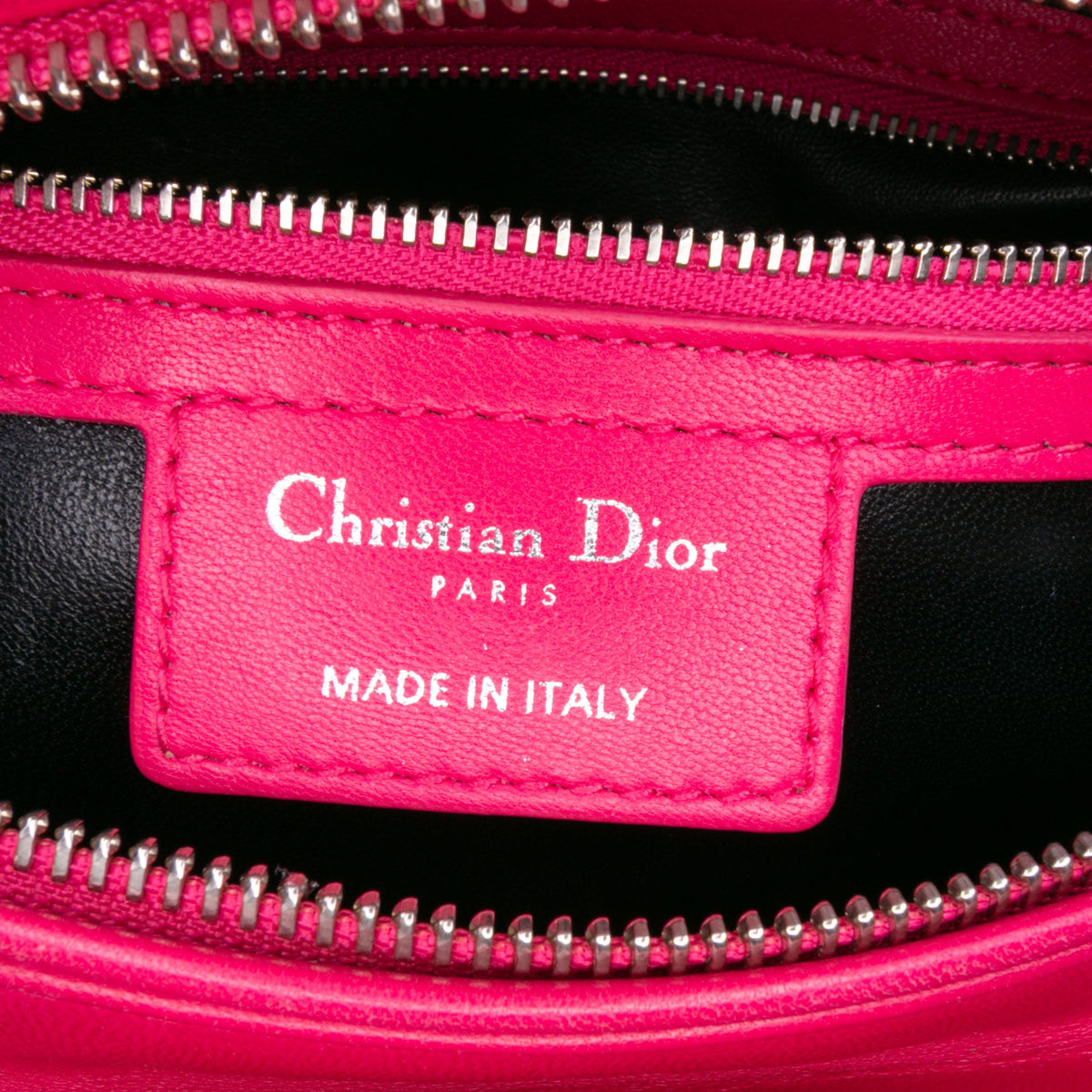 Dior Large Tricolor Lambskin Cannage Lady Dior