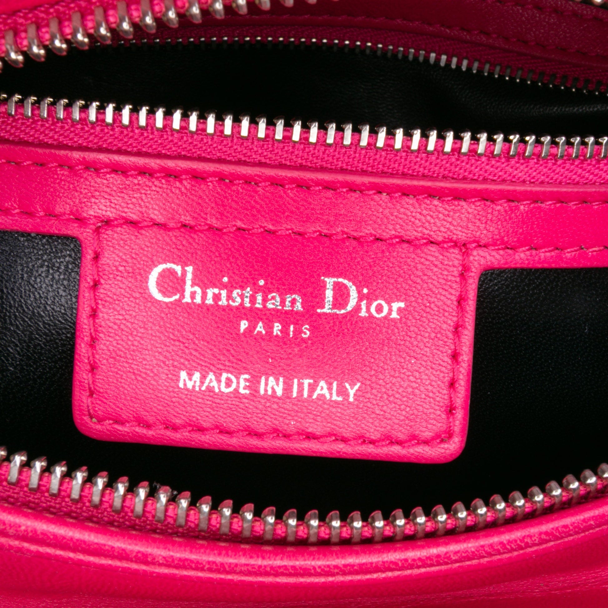 Dior Large Tricolor Lambskin Cannage Lady Dior